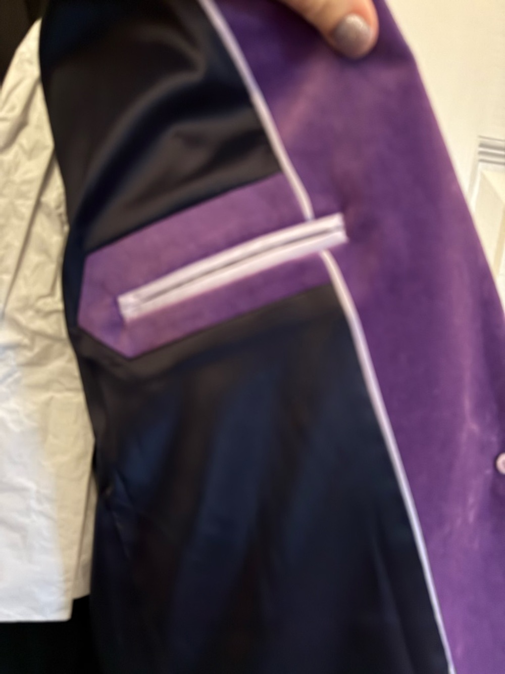 NWT J. Crew Willa blazer in Viola stretch velvet - Picture 5 of 9